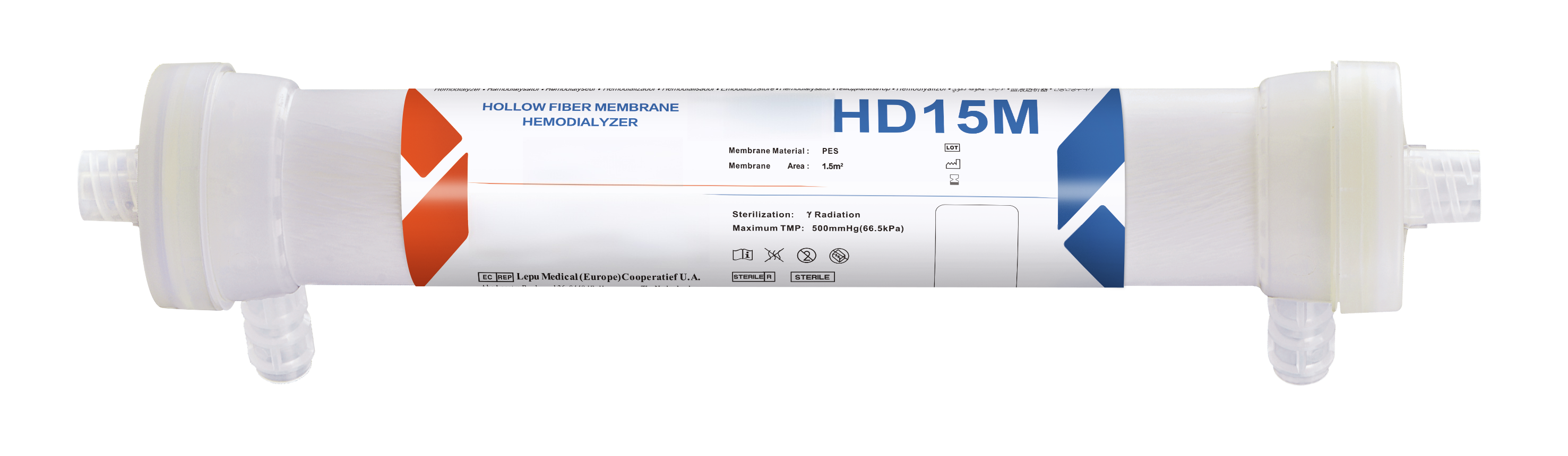 Low-flux dialyzer