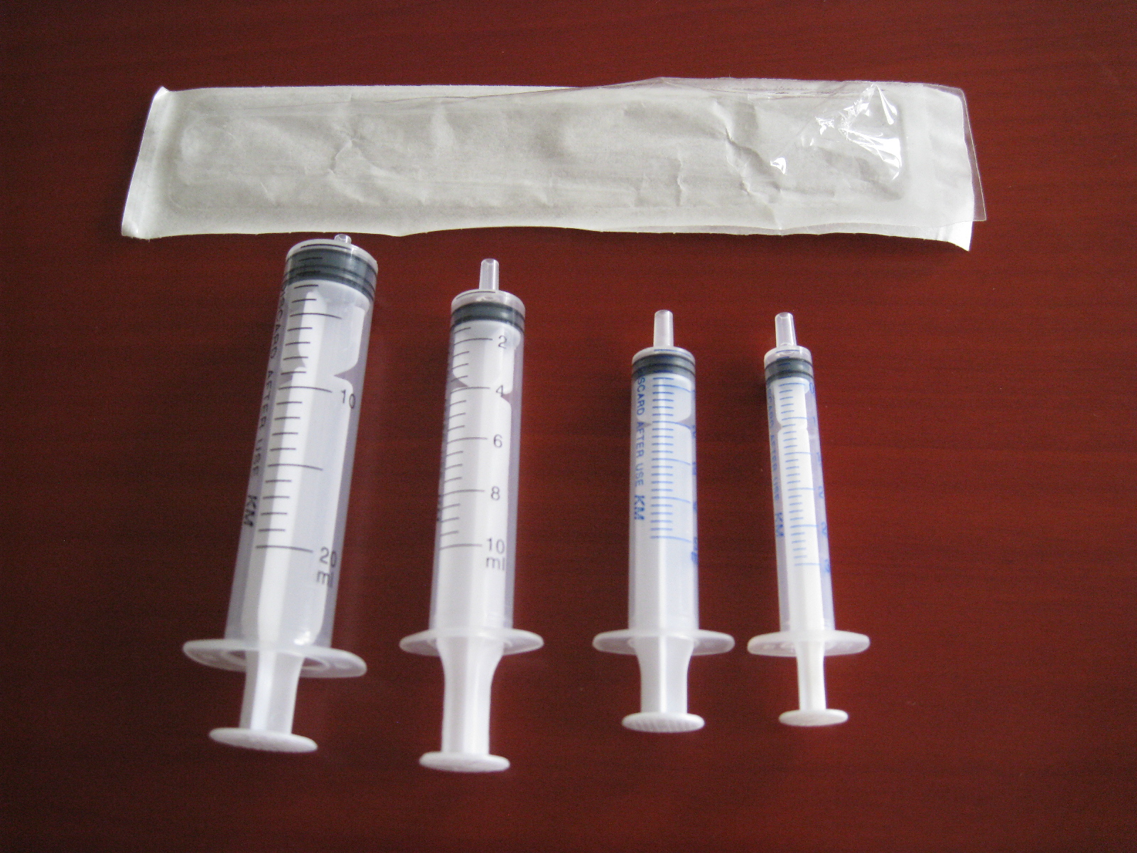 Disposable syringes